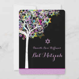 PixDezines tree of life Bat Mitzvah/diy background Kaart