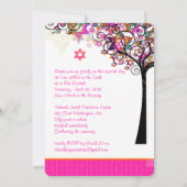 PixDezines Tree of Life Bat Mitzvah/DIY Background Kaart (Achterkant)