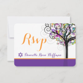 PixDezines tree of life Bat Mitzvah/diy background Kaart