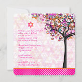 PixDezines Tree of Life Bat Mitzvah/DIY Background Kaart (Achterkant)