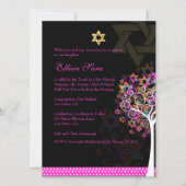 PixDezines Tree of Life Bat Mitzvah/DIY Background Kaart (Achterkant)