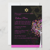 PixDezines Tree of Life Bat Mitzvah/DIY Background Kaart (Achterkant)