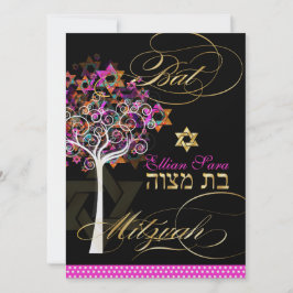 PixDezines Tree of Life Bat Mitzvah/DIY Background Kaart
