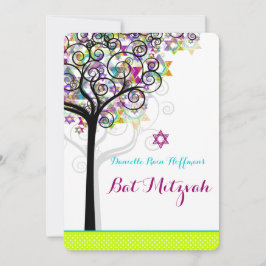 PixDezines tree of life Bat Mitzvah/diy background Kaart
