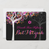PixDezines tree of life Bat Mitzvah/diy background Kaart (Voorkant)