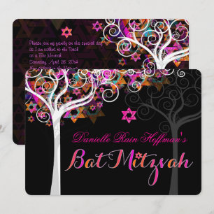 PixDezines tree of life Bat Mitzvah/diy background Kaart
