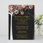 PixDezines tree of life mitzvah/DIY background Kaart (Staand voorkant)