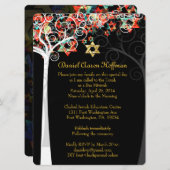 PixDezines tree of life mitzvah/DIY background Kaart (Voorkant / Achterkant)