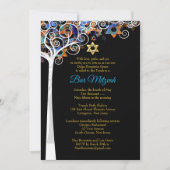 PixDezines tree of life mitzvah/DIY background Kaart (Voorkant)