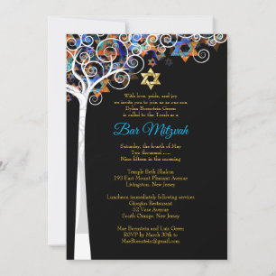 PixDezines tree of life mitzvah/DIY background Kaart