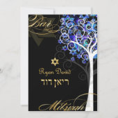 PixDezines tree of life mitzvah/DIY background Kaart (Voorkant)