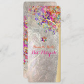 PixDezines tree of life mitzvah/DIY Kaart (Voorkant / Achterkant)