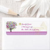 PixDezines tree of life/mitzvah Etiket (Insitu)