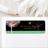 PixDezines tree of life/mitzvah Etiket (Insitu)