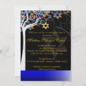PixDezines tree of life mitzvah/metallic ice Kaart (Achterkant)