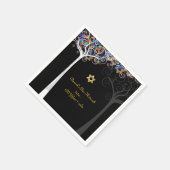 PixDezines tree of life/mitzvah Servetten (Hoek)