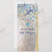 PixDezines Tree of Life Mitzvah/Silver Foil Kaart (Voorkant)