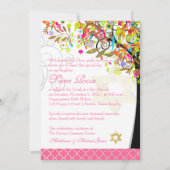 PixDezines tree of life/spring bloesems/Mitzvah Kaart (Achterkant)