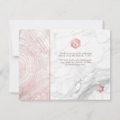 PixDezines Tree Rings Mitzvah Dank u ✡ Kaarten RSVP Kaartje (Achterkant)