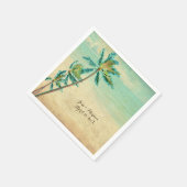 PixDezines  Tropical Beach Servetten (Hoek)