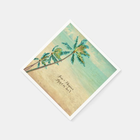 PixDezines Tropical Beach Servetten (Hoek)