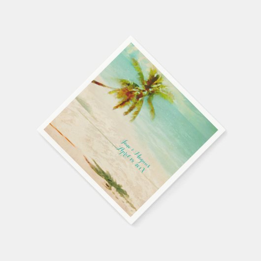 PixDezines Tropical Beach Servetten (Hoek)