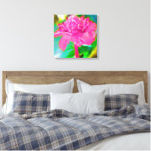 PixDezines Tropical Torch Ginger Canvas Afdruk (Insitu (Slaapkamer))