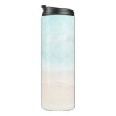 PixDezines Tropisch Beach Thermal Tumbler Thermosbeker (Geroteerd rechts)