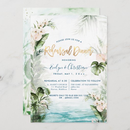 PixDezines Tropisch Oerwoud Kaart (Voorkant / Achterkant)