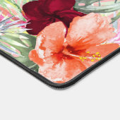 PixDezines Tropisch Paradijs Botanisch Patroon Bureaumat (Hoek)