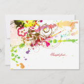 PixDezines tropische passie/diy achtergrondkleur Kaart (Voorkant)