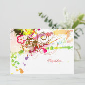 PixDezines tropische passie/diy achtergrondkleur Kaart (Staand voorkant)