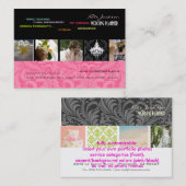 PixDezines trouwplanners/diy kleuren+fonts Visitekaartje (Voorkant / Achterkant)