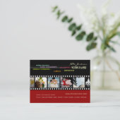 PixDezines trouwplanners/diy kleuren+lettertypen Visitekaartje (Staand voorkant)