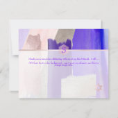 PixDezines Tuin Rozen ✡ Mitzvah Dank u✡ Kaarten RSVP Kaartje (Achterkant)