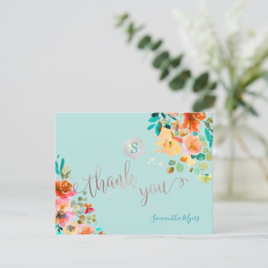 PixDezines Tuin Rozen Mitzvah Dank u✡ RSVP Kaartje (Staand voorkant)