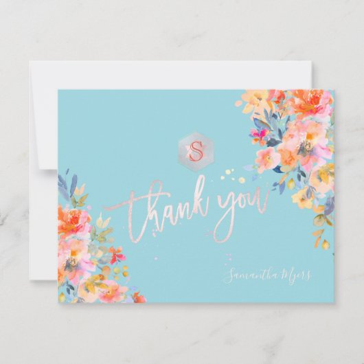 PixDezines Tuin Rozen Mitzvah Dank u✡ RSVP Kaartje (Voorkant)