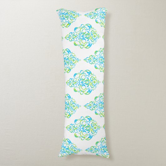 PixDezines Tunis Damask/DIY achtergrond Lichaamskussen (Voorkant Verticaal)