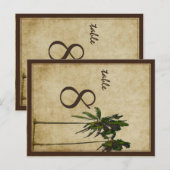 PixDezines tweelinghandpalmen/doe-het-zelf letter Briefkaart (Voorkant / Achterkant)