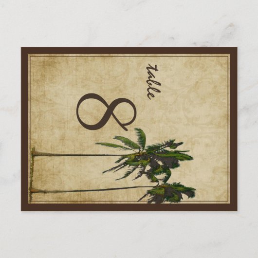 PixDezines tweelinghandpalmen/doe-het-zelf letter Briefkaart (Voorkant)