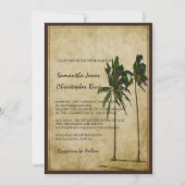 PixDezines  tweelingpalmen Kaart (Achterkant)