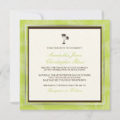 PixDezines Twin Palms, Chocolate+Kiwi Kaart (Achterkant)