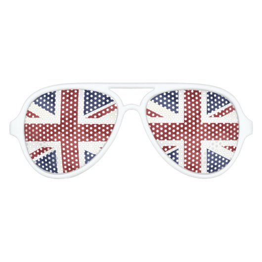 PIXDEZINES UNION JACK AVIATOR ZONNEBRIL (Voorkant)