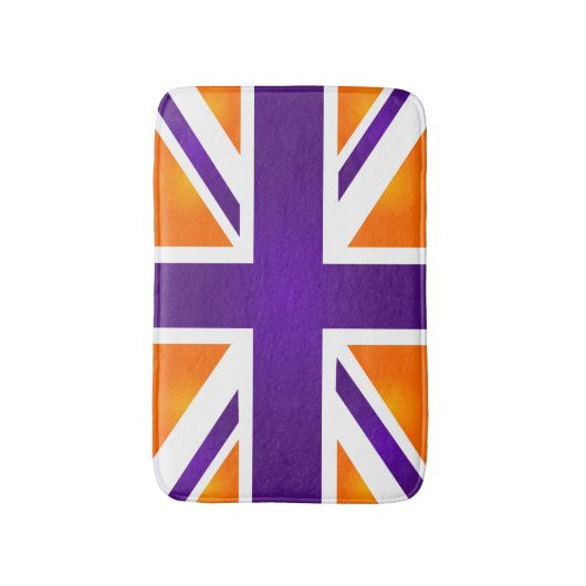 PixDezines union jack/britse vlag Badmat (Voorkant Verticaal)