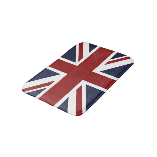 PixDezines union jack/britse vlag Badmat (Gekanteld)