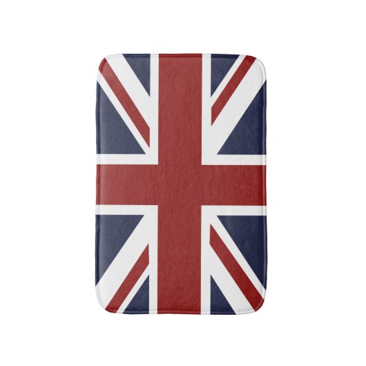 PixDezines union jack/britse vlag Badmat (Voorkant Verticaal)