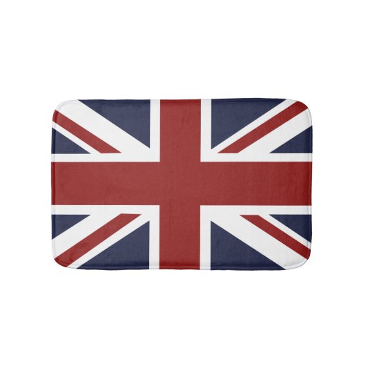 PixDezines union jack/britse vlag Badmat (Voorkant)
