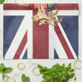 PIXDEZINES UNION JACK EN INSIGNIA THEEDOEK (Gevouwen)