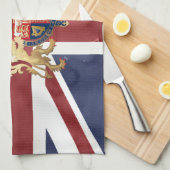 PIXDEZINES UNION JACK EN INSIGNIA THEEDOEK (Quarter Fold)