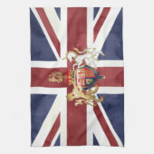PIXDEZINES UNION JACK EN INSIGNIA THEEDOEK (Verticaal)